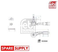 TIE ROD END FOR KIA RIO STONIC FEBI BILSTEIN 183068 FITS FRONT AXLE LEFT