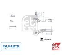 Tie Rod End for KIA RIO STONIC FEBI BILSTEIN 183068 fits Front Axle Left