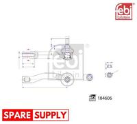 TIE ROD END FOR TOYOTA ECHO FEBI BILSTEIN 184606 FITS FRONT AXLE RIGHT