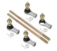 Tie Rod End Kit 2 Sets Compatible With Big Bear 400 350 400 450 Kodiak 400 450 Wolverine 350 450 Bruin 350 37S-23841-00-00 Compatible Parts