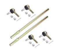 Tie Rod Set Stabiliser Bar Sway Bar Swing Bar High Strength High Temp Resistant Direct Replacement for GRIZZLY 660 YFM660 2002 2008 ATV Quad Bike Metal Alloy 2 Piece Set