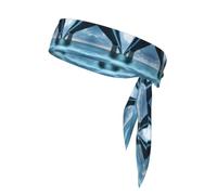 Tie Sports Headband for Women & Men,print A bridge spanning a gap