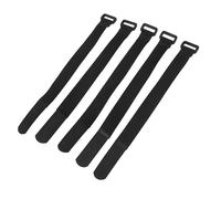 Tie Strap, 5Pcs/Set Bike Cable Ties Bike Pump Belt Riding Adjustable Nylon Handlebar Tie Straps (Black)