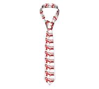 Tie Stroke Awareness Month Classic Neckties Unisex Work Tie For Weddings Celebration Holiday