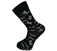 Tie Studio Military Aircraft Planes and Helicopters Unisex Novelty Ankle Socks Size 6-11