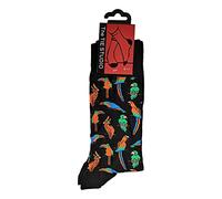 Tie Studio Parrots Toucan Cockatiel Exotic Birds Unisex Novelty Ankle Socks Size 6-11