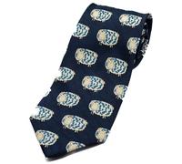 Tie Studio Polyester Tie - Sheep Woolly on Navy (0300)
