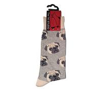Tie Studio Pug Dogs Unisex Novelty Ankle Socks Adult Size 6-11