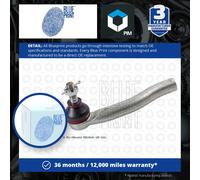 Track Rod End (Outer Rh) Joint ADT387172 by Blue Print - Single