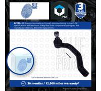 Track Rod End Joint ADH28763 by Blue Print Front Axle Left LH Outer - Single