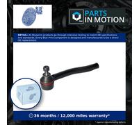 Blue Print Tie Rod End With Crown Nut ADH28765 Fits Honda Front Axle Right