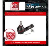 febi bilstein 106708 Tie Rod End with castle nut and cotter pin, 1 piece