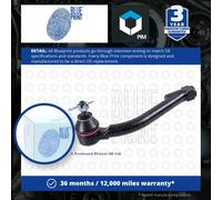 Tie / Track Rod End fits KIA MAGENTIS 2.7 Right 05 to 10 G6EA Joint Blue Print