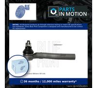 Blue Print Tie Rod End With Crown Nut ADT387113 - Front Axle Left