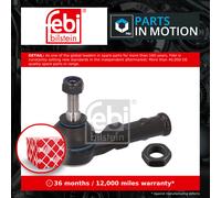Tie / Track Rod End fits NISSAN KUBISTAR X76 1.5D Left 2003 on K9K718 Joint Febi