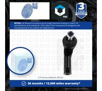 Tie / Track Rod End fits RENAULT WIND Right 1.2 1.6 2010 on Joint Blue Print New
