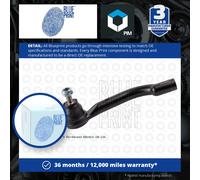 Tie / Track Rod End fits NISSAN QASHQAI J10 1.6 Left 07 to 13 HR16DE Joint New