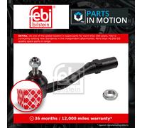 febi bilstein 108856 Tie Rod End with lock nut and nut , 1 piece