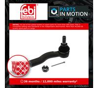 febi bilstein 43160 Tie Rod End with castle nut and cotter pin, pack of one