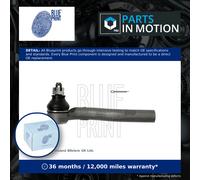 Blue Print Tie Rod End With Crown Nut ADT387113 - Front Axle Left