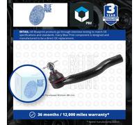 Tie / Track Rod End fits TOYOTA RAV4 2.0D Right 12 to 18 Joint Blue Print New