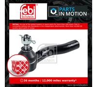 Tie / Track Rod End fits TOYOTA RAV4 CLA2 2.0D Right 01 to 05 1CD-FTV Joint Febi