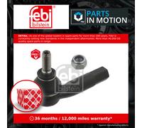 febi bilstein 14180 Tie Rod End with nut, pack of one