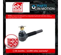 febi bilstein 41312 Tie Rod End with castle nut and cotter pin, pack of one