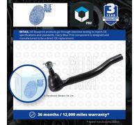 Blue Print Tie Rod End With Crown Nut ADN187188 Fits Nissan Front Axle Left
