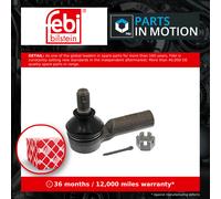 febi bilstein 43194 Tie Rod End with castle nut and cotter pin, pack of one