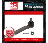 febi bilstein 43227 Tie Rod End with castle nut and cotter pin, pack of one