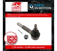 febi bilstein 41323 Tie Rod End with castle nut and cotter pin, pack of one
