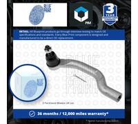 Blue Print Tie Rod End With Crown Nut ADH28767 Fits Honda Front Axle Right