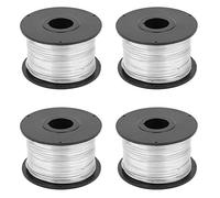 Tie Wire, 4Pcs 110×0.8mm Low-Carbon Steel Roll of Steel Wire for Automatic Tying Machine