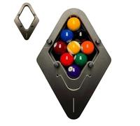 TIEBLU 8/9 Ball Pro Precision Billiard Rack, Smart Rack Pool SnookerTriangle For Consistent Tight Racking, Pool Table Accessory (9-BALL PRO)
