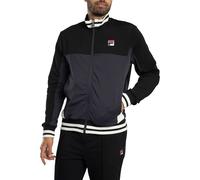 Tiebreaker Funnel Neck Track Jacket Black/Charcoal/Gardenia M