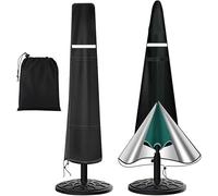 TIECHI Parasol Cover, 210D Oxford Patio Garden Parasol Covers Waterproof with Storage Bag, UV Protection and Weather Resistant Umbrella Covers for Outdoor Umbrellas (175 X 30 X 35cm)