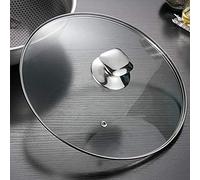 TIECHUINIUB Tempered Glass Lid For Instant Pot, Transparent Replacement Pot Lid-14cm