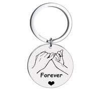 Tied By Love Promise 'Forever' Keychain Gifts For Couples Best Friends Forever Gifts Key Ring Bag Charm Jewellery Birthday Gift Keyrings Key Chain Unisex Key Ring