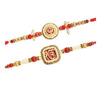 TIED RIBBONS Punjabi Rakhi for Brothers Set of 2 | Rakhi Card | Roli Tika - Rakhi Bracelet for Brother Rakhi Set of 2 | Rakhi Gift for Brother | Rakhi for Bhaiya | Bro Rakhi Thread