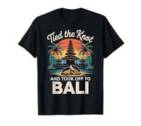 Tied The Knot Balinese Temples Indonesian Bali Indonesia T-Shirt