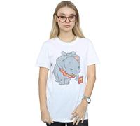 Tied Up Ears Classic Cotton T-Shirt Dumbo White 3-4 Years