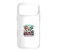 Tied Up in Knots - Funny Sibling Cartoon Style Gift Graphic Case for iPhone 17 Pro Max