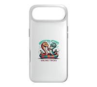 Tied Up in Knots - Funny Sibling Cartoon Style Gift Graphic Case for iPhone Air