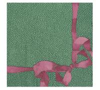 Tied with a Bow Green Plum Christmas Caspari Paper Table Napkins 33 cm Square 3 ply Lunch Napkins