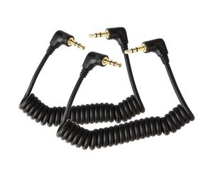 TIEDXIOY 3.5mm TRS to TRS Audio Cable Microphone Cable Compatible with Rode Wireless Pro/Wireless Go 2 / DJI Mic 2 and Hollyland Lark M1 M2 150 Max Duo, 3.5mm Audio Mic Cord for DSLR Cameras-1.7FT