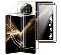 Tieeyivv Screen Protector for Honor Magic V5 for Tempered Glass Protective Glass, Pack of 2 HD Flexible TPU Inner Screen Protectors and 2 Camera Protective Film, Sensitive Touch, Ultra Resistant Glass