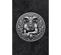 Tiefling Medallion Notebook for RPG Games - Blank Lined Pages