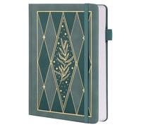 TIEFOSSI A5 Dotted Journal for Women Men, Dot Grid Notebook, 160 GSM Thick Paper, 192 Numbered Pages, Dotted Journal Notebook for Planner Organization, 5.8 x 8.2 in