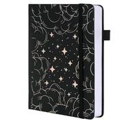 TIEFOSSI A5 Dotted Journal for Women Men, Dot Grid Notebook, 160 GSM Thick Paper, 192 Numbered Pages, Dotted Journal Notebook for Planner Organization, 5.8 x 8.2 in